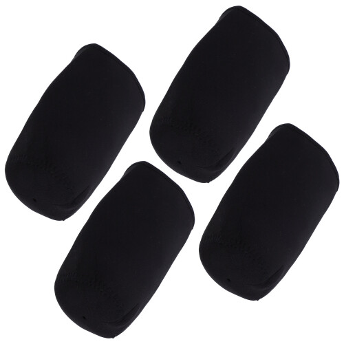 12Pcs Black Sprouting Jar Covers Cloth Sleeves for Light Protection