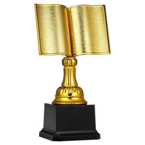 5Pcs Chic Golden Multi-Scene Reading Competition Prize Trophies