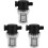 3Pcs Black Plastic Water Pump in-Line Strainer Filter for Home Use 2