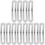 12Pcs Silver Metal Corner Braces L Shape Brackets for Shelves 4