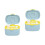 2Pcs Portable Sky-Blue Formula Holder PP Dispenser Container for Home 6