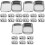 18Pcs Iron Small Storage Boxes with Lids Multi-Color Candy Organizer 4