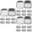 18Pcs Iron Small Storage Boxes with Lids Multi-Color Candy Organizer 7