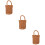 3Pcs Wall Storage Basket Plastic Chocolate for Kitchen Hanging Storage 7