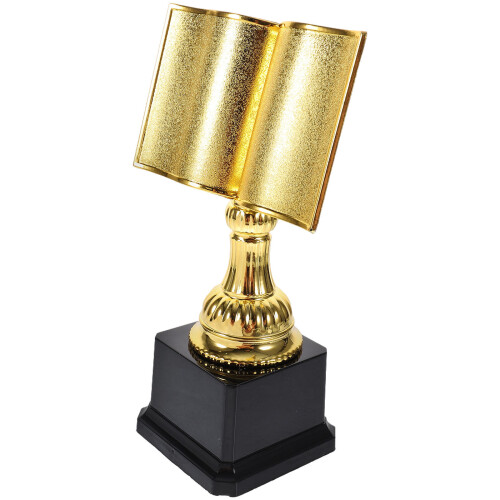 5Pcs Chic Golden Multi-Scene Reading Competition Prize Trophies 1