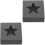 2Pcs Black Graphite Metal Casting Molds Smooth Easy-Clean Ingot Mold 7