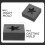 2Pcs Black Graphite Metal Casting Molds Smooth Easy-Clean Ingot Mold 10