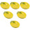 6Pcs Ceramic Lemon Bowls Yellow Cute Kitchen Tableware for Fruit Salad 8