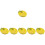 6Pcs Ceramic Lemon Bowls Yellow Cute Kitchen Tableware for Fruit Salad 4