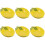 6Pcs Ceramic Lemon Bowls Yellow Cute Kitchen Tableware for Fruit Salad 3