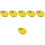 6Pcs Ceramic Lemon Bowls Yellow Cute Kitchen Tableware for Fruit Salad 5