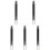 5Pcs Light Brown Eye Makeup Brush Set with Dual-End Eyeshadow Pen 4