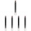 5Pcs Light Brown Eye Makeup Brush Set with Dual-End Eyeshadow Pen 6
