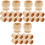 30Pcs DIY Beige Wooden Egg Holders for Easter Egg Painting 5
