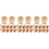 30Pcs DIY Beige Wooden Egg Holders for Easter Egg Painting 6