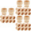 30Pcs DIY Beige Wooden Egg Holders for Easter Egg Painting 8