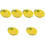 6Pcs Ceramic Lemon Bowls Yellow Cute Kitchen Tableware for Fruit Salad 7