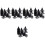 150Pcs Black Plastic Planter Inserts Mesh Pads for Bonsai Pot Drainage 5