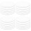 20Pcs White Fabric Foldable Handheld Fans Lightweight Party Accessory 6
