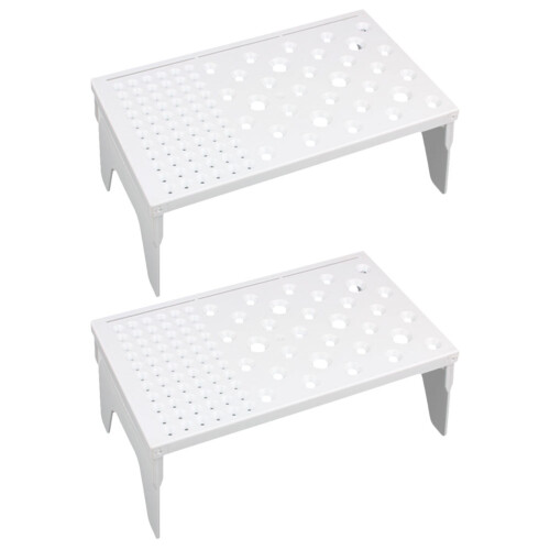 4Pcs White Gum Paste Flower Rack for DIY Cake Decoration Baking Tools