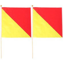 10Pcs Outdoor Handheld Commanding Signal Flags Polyester