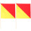 10Pcs Outdoor Handheld Commanding Signal Flags Polyester 1