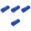 4Pcs Blue Plastic Test Tube Storage Rack Peg Holder 4