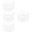 20Pcs White Fabric Foldable Handheld Fans Lightweight Party Accessory 8