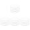20Pcs White Fabric Foldable Handheld Fans Lightweight Party Accessory 4