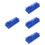 4Pcs Blue Plastic Test Tube Storage Rack Peg Holder 7