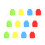 36Pcs Multi- Painting and Baking Aprons Disposable Non-Woven 2