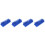4Pcs Blue Plastic Test Tube Storage Rack Peg Holder 5