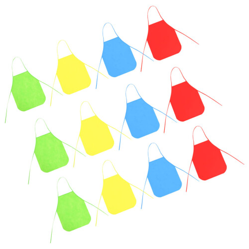 36Pcs Multi- Painting and Baking Aprons Disposable Non-Woven 2