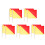 10Pcs Outdoor Handheld Commanding Signal Flags Polyester 6
