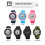 2346 Orologio Digitale 50M, 42x45.2mm, Multicolore 5