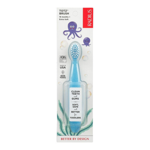 Radius Toothbrush, Totz Brush 18 Months+ (Assorted Colours)