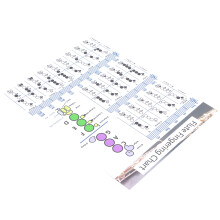 Coated Paper Flute Fingering Chart 28x21cm for Beginner Musicians