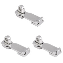 3X Stainless Steel Flush Door Hatch Compartment Folding Bending Hinge Casting for Boat Marine Boat Accessories Marine