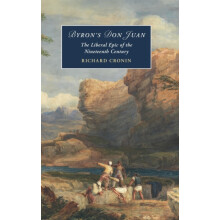 Byrons Don Juan by Richard University of Glasgow Cronin Hardcover Book