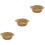 3Pièces Coussin Pot Cuite , Panier Multifonction Coloré 7