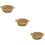 3Pièces Coussin Pot Cuite , Panier Multifonction Coloré 11