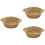 3Pièces Coussin Pot Cuite , Panier Multifonction Coloré 8