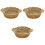 3Pièces Coussin Pot Cuite , Panier Multifonction Coloré 5