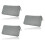 3Stk Cd/dvd Aufbewahrungsbox Kunststoff 80 Disc Organizer Grau 7