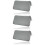 3Stk Cd/dvd Aufbewahrungsbox Kunststoff 80 Disc Organizer Grau 8