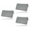 3Stk Cd/dvd Aufbewahrungsbox Kunststoff 80 Disc Organizer Grau 6