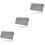 3Stk Cd/dvd Aufbewahrungsbox Kunststoff 80 Disc Organizer Grau 5