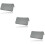 3Stk Cd/dvd Aufbewahrungsbox Kunststoff 80 Disc Organizer Grau 9