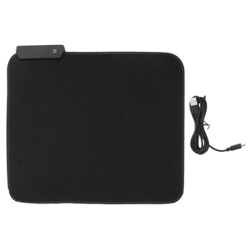 3Stk Schwarze Gaming Mouse Mat Stoff Beleuchtet Für Computer