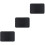 3Stk Schwarze Gaming Mouse Mat Stoff Beleuchtet Für Computer 5